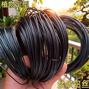 金枝玉叶绿植造型铝丝盆景专用吕丝压枝固定线植物铝线绑花铝丝