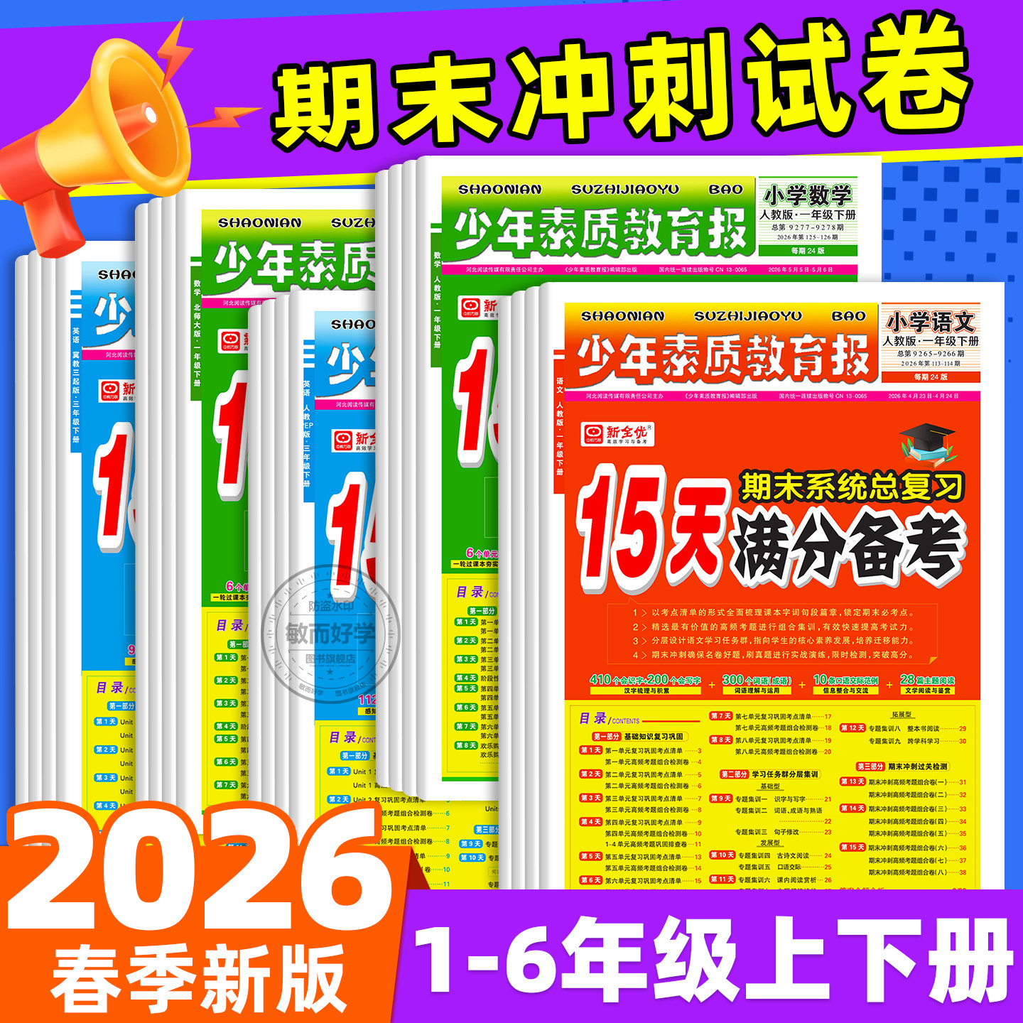 15天满分备考新全优期末复习试卷
