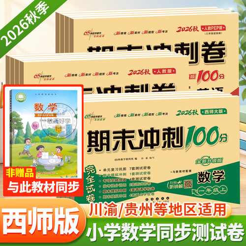 西师版数学试卷！期末冲刺100分