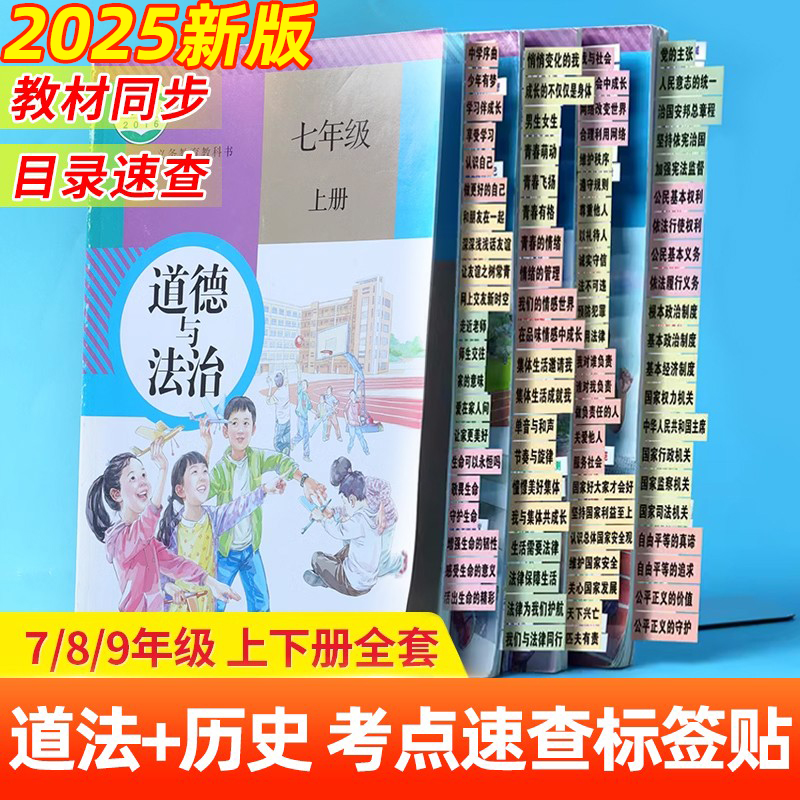 初中政治历史考点速查标签