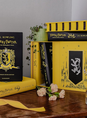 哈利波特1-7册 赫奇帕奇学院版 精装套装 英文原版 JK罗琳 Harry Potter Gryffindor House Edition Hardback box set 典藏礼品