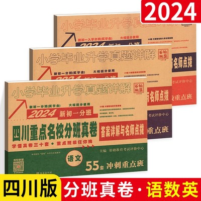 2024新初一入学分班真卷