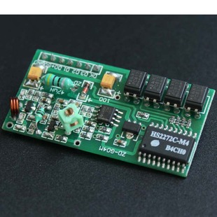 M4点动遥控制 315M无线接收模块HS2272 输出光耦隔离 G04M