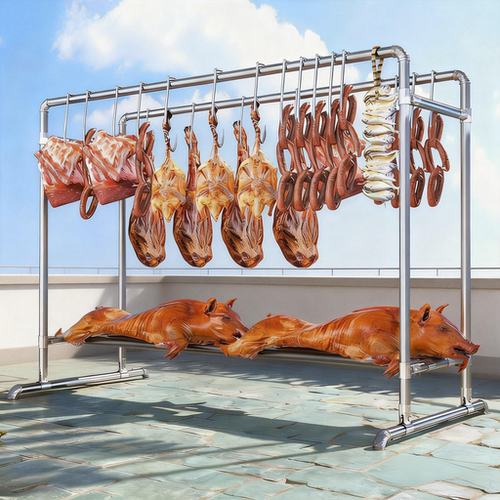 【加粗六分管】钢管挂肉架子落地
