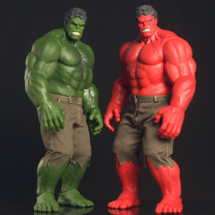 复仇者联盟绿巨人红色浩克手办男生玩具曼威毒液蜘蛛模型摆件礼物