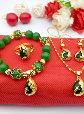 仿越南沙金项链女24k仿黄金饰品