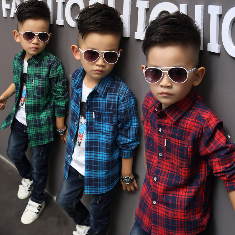 Chemise garcon à manche longue - Ref 2074834 Image 1