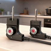 适用艾美特电热锅电源线电炒锅三孔插头线电火锅涮烧烤调温线配件