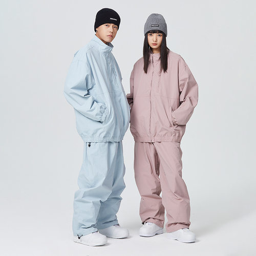 SEARIPE雪怡派全压胶单双板滑雪服套装男女款宽松防水防风滑雪裤