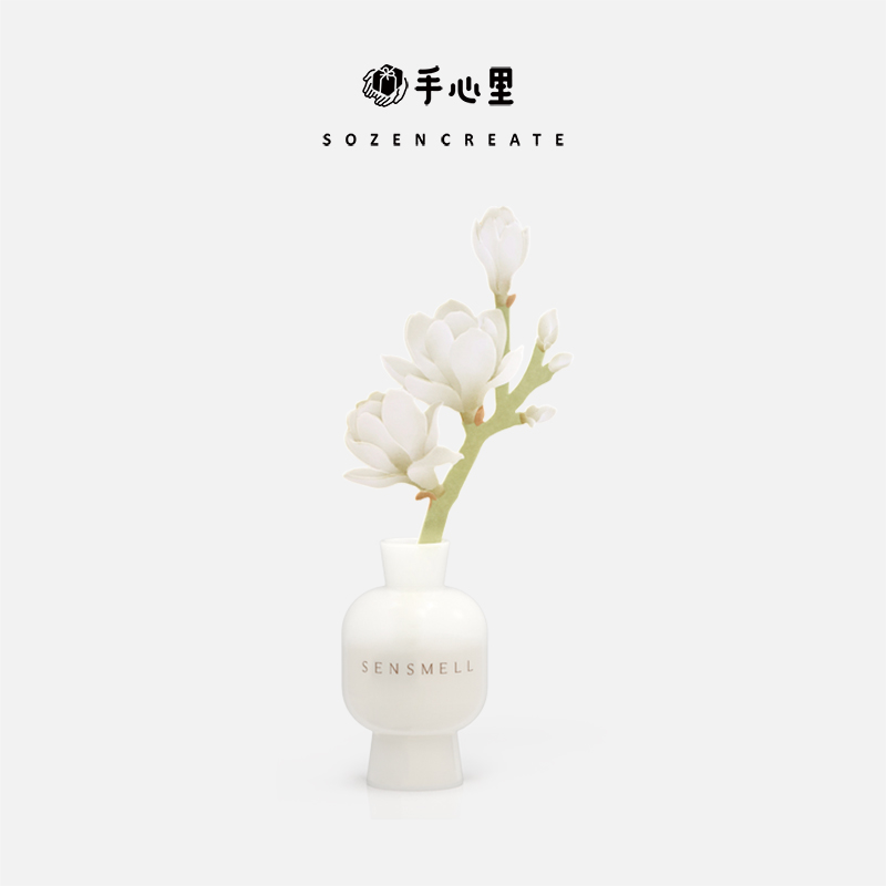 手心里玉兰无火香薰香氛摆件创意送朋友生日礼物高级感小众扩香器