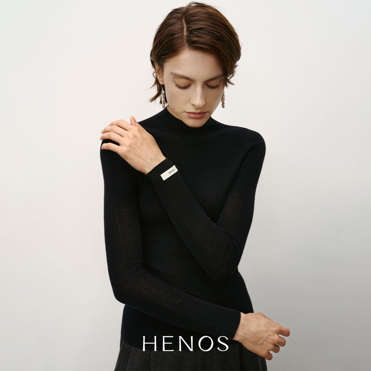 冬季新品女百搭气质羊毛衫打底衫