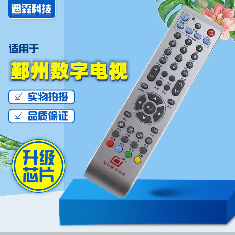 浙江宁波 鄞州数字电视 九洲DVC-5028基本型数字电视机顶盒遥控器