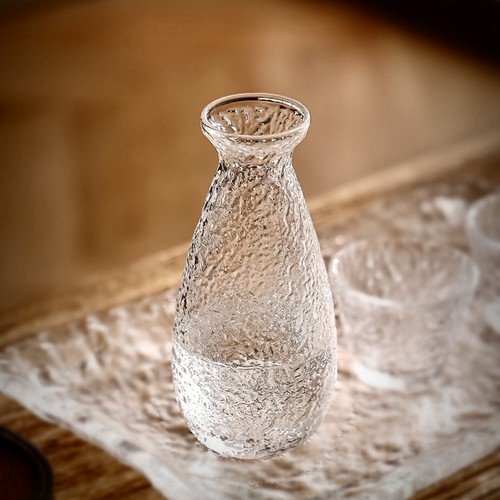 高质感日式玻璃清酒酒壶