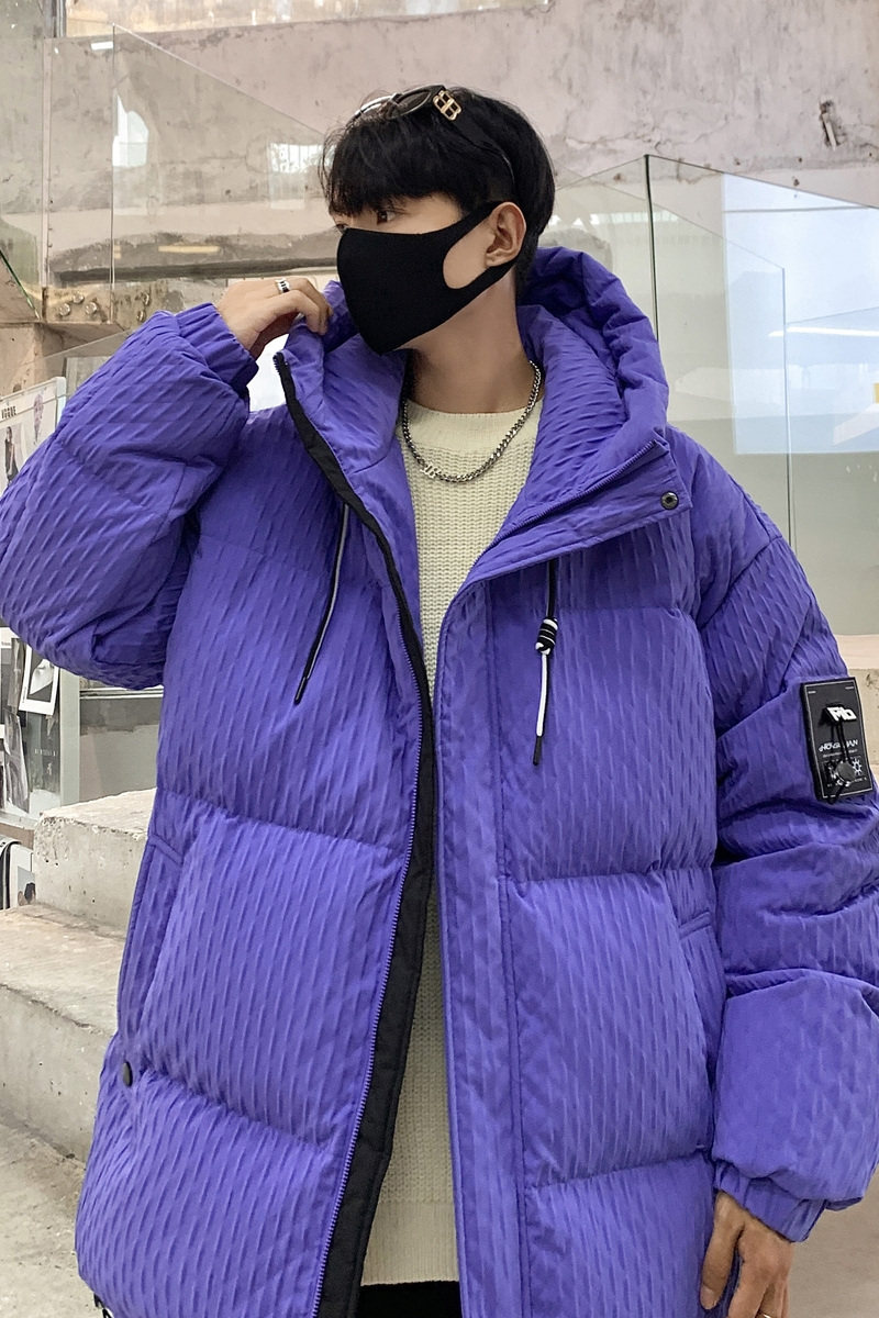高品质90%标连帽羽绒服男2024秋冬新宽松潮流情侣大码YR33P298,男装羽绒服,电商A222A