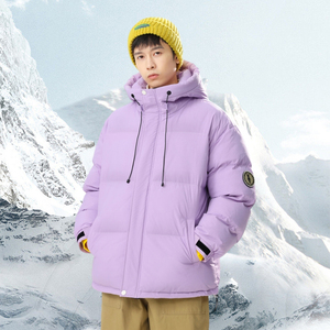 美式高街90%标羽绒服男连帽宽松2024冬季情侣大码YR78P298图片
