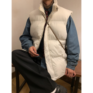 潮棉衣男马甲棉服高品质加绒加厚港风2024冬新宽松Y335P60特图片