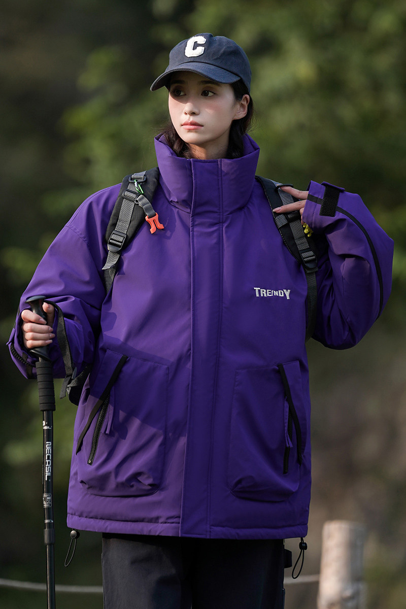 户外加厚冲锋衣高品质宽松潮流棉衣女棉服男情侣大码Y383P108,女装棉衣/棉服,电商A222A
