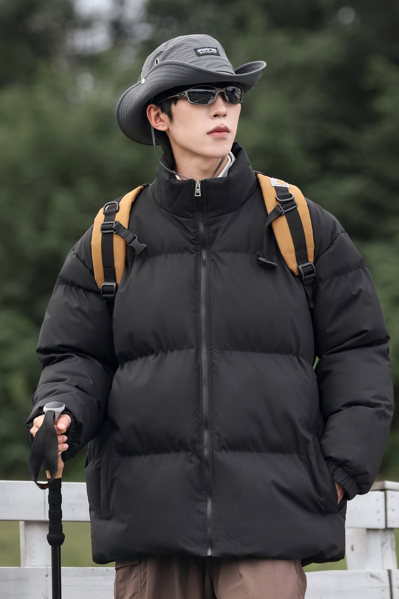森系户外2024冬宽松潮流棉衣男棉服面包服情侣大码Y355P60特,男装棉衣,电商A222A
