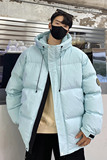 连帽羽绒服男90%标高品质2024秋冬新宽松潮流情侣大码YR35P298，男装羽绒服，电商A222A