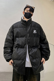 情侣大码90%标羽绒服男内加绒2024冬新宽松暴力熊钢印YR53P298，男装羽绒服，电商A222A