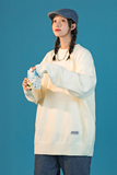 中性超质感2023秋冬宽松纯色潮流毛衣女情侣打底大码Y752P65，女装针织衫/毛衣，电商A222A