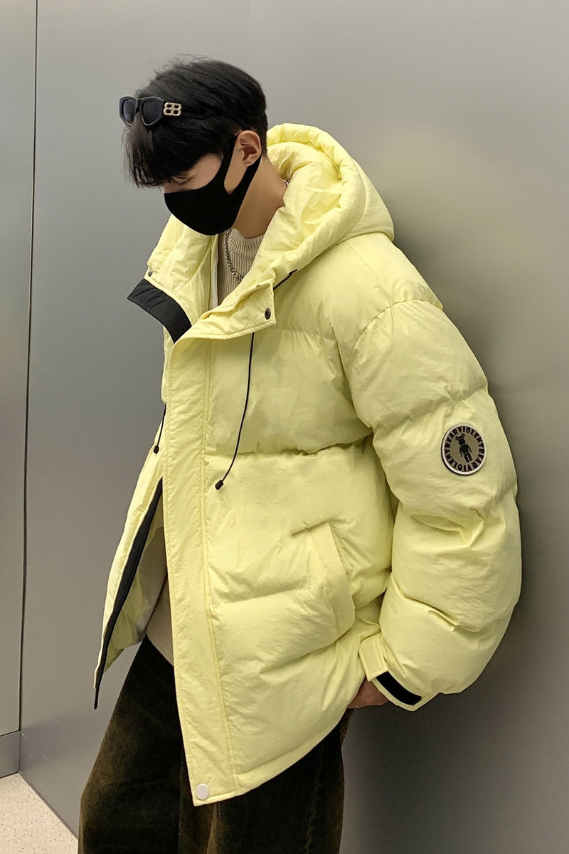 2024秋冬新90%标高品质连帽羽绒服男宽松潮流情侣大码YR35P298,男装羽绒服,电商A222A