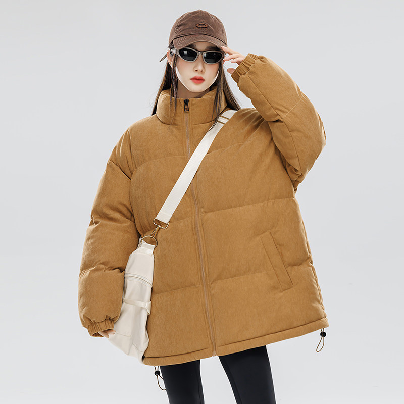 高品质女装2024秋冬新宽松面包服潮流棉衣女棉服情侣大码Y387P88图片