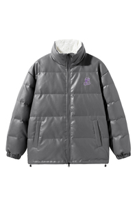 内加绒暴力熊钢印90%标皮羽绒服男2024冬新潮宽松情侣YR31P298图片