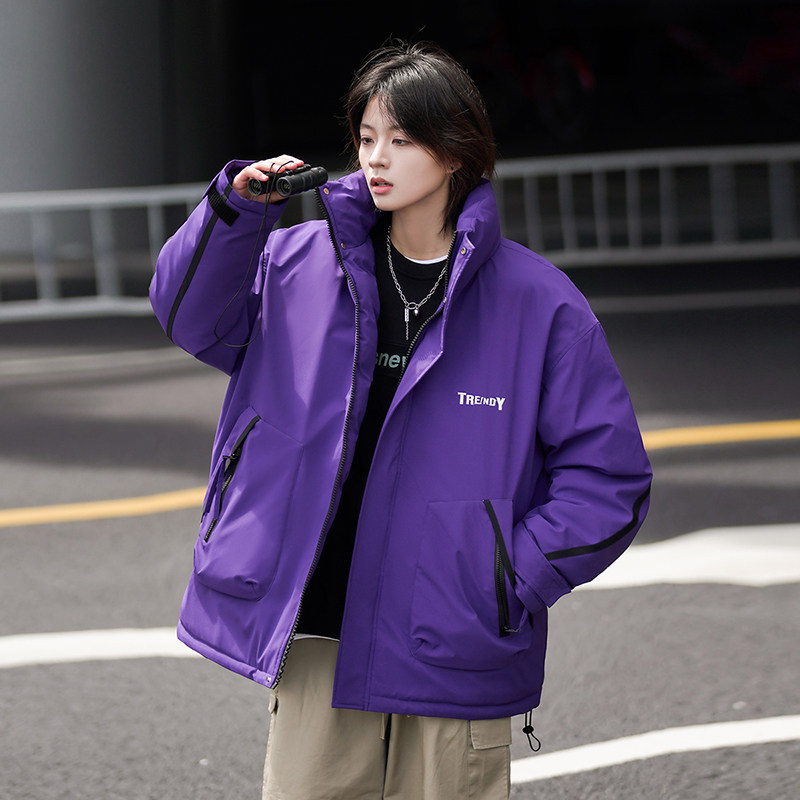 户外加厚冲锋衣宽松美式休闲潮流棉衣女棉服情侣大码Y396P108,女装棉衣/棉服,电商A222A