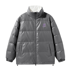 2024冬新潮内加绒暴力熊钢印90%标皮羽绒服男宽松情侣YR31P298图片