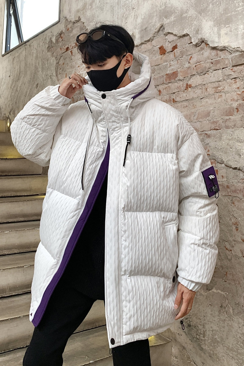 90%标2024秋冬新高品质连帽羽绒服男宽松潮流情侣大码YR33P298,男装羽绒服,电商A222A