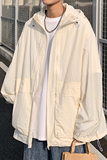 连帽防晒衣男夹克港风2024春夏新宽松潮流双拉链外套户外Y433P49，男装夹克，电商A222A