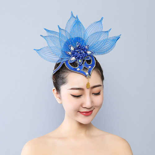 头饰新款开场显高夸张多色头饰