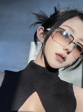 scandium太阳镜无框墨镜