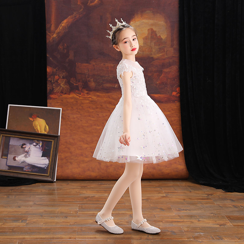 儿童公主裙女童晚礼服小孩走秀表演花童婚纱生日主持人钢琴演出服,童装/婴儿装/亲子装,儿童礼服,淘宝优惠券,粉丝福利购,淘宝优惠卷