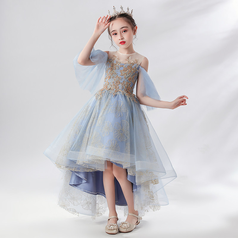 女童走秀演出服儿童礼服洋气蓬蓬纱小孩生日婚纱公主裙主持人高端,童装/婴儿装/亲子装,儿童礼服,淘宝优惠券,粉丝福利购,淘宝优惠卷