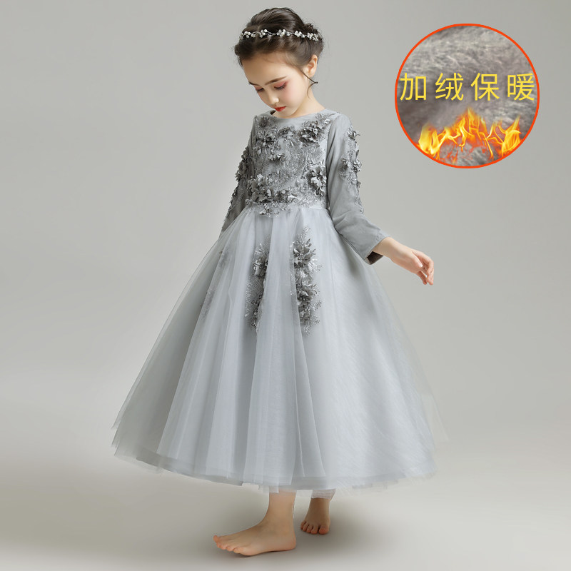 女童晚礼服公主裙儿童婚纱高贵小花童礼服蓬蓬纱长袖钢琴演出服冬,童装/婴儿装/亲子装,儿童礼服,淘宝优惠券,粉丝福利购,淘宝优惠卷