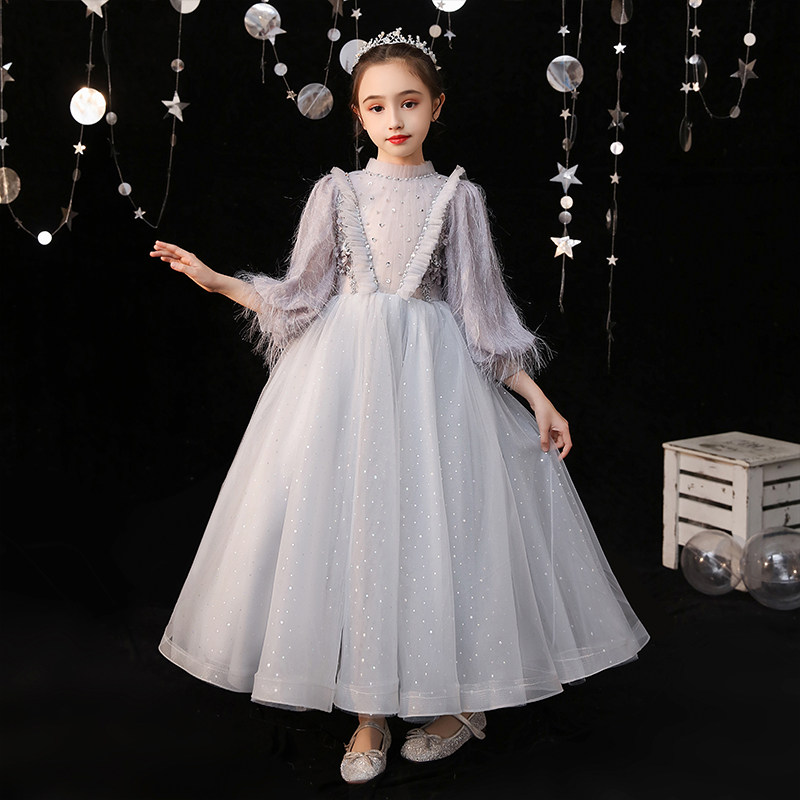 儿童礼服公主裙女童蓬蓬纱小孩花童婚纱高端走秀主持人演出服春夏,童装/婴儿装/亲子装,儿童礼服,淘宝优惠券,粉丝福利购,淘宝优惠卷