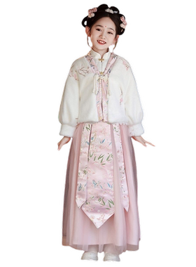 歌宴尔加绒冬女加绒唐装汉服新款