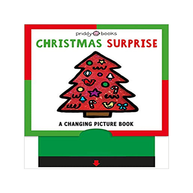 英文原版 changing picture book: christmas surprise 圣诞惊喜 3-5