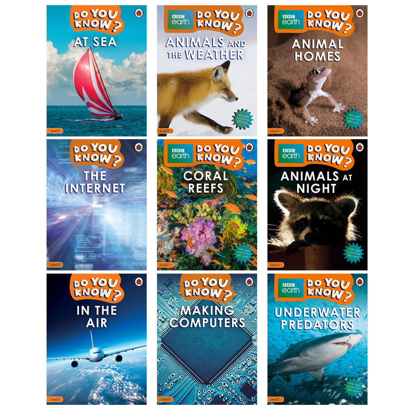 Ladybird 出版 英文原版 BBC地球脉动系列等级2 9册 At Sea /BBC Earth Animal Homes 儿童英语课外阅读图书 亲子互动共读图画书使用感如何?