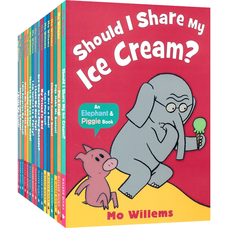 An Elephant and Piggie Book 小猪小象系列16册 Mo Willems 吴敏兰书单 儿童英语启蒙读物 情商培养英文绘本 英文原版进口图书 书籍/杂志/报纸 原版其它 原图主图