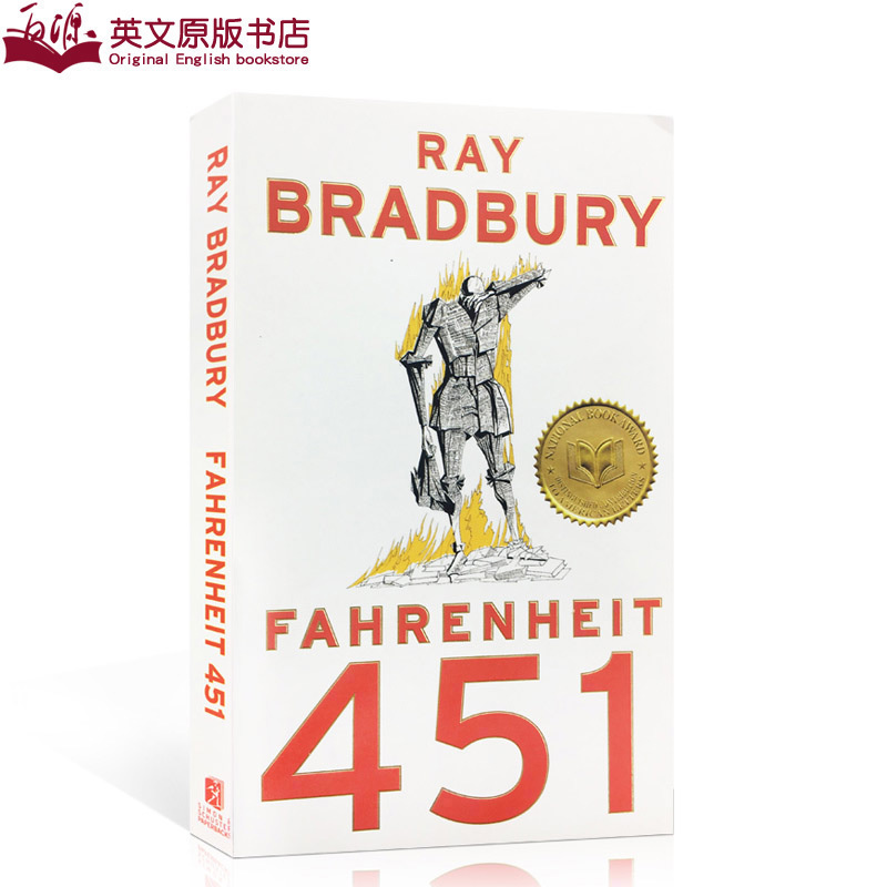 Õý°æ »ªÊÏ451¶È Ó¢ÎÄÔ°æ Fahrenheit 451 Ray Bradbury Àס¤²¼ÀµÂ²®Àï ·´ÎÚÍÐ°î ¿Æ»ÃС˵ ÃÀ¹ú¹ú¼ÒͼÊé½± ÇàÉÙÄêС˵¹ÊÊÂ