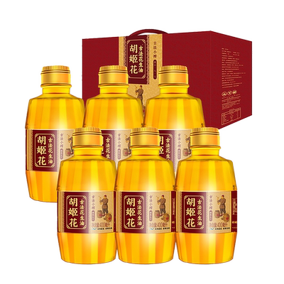 胡姬花古法小榨花生油礼盒（400ml*6）