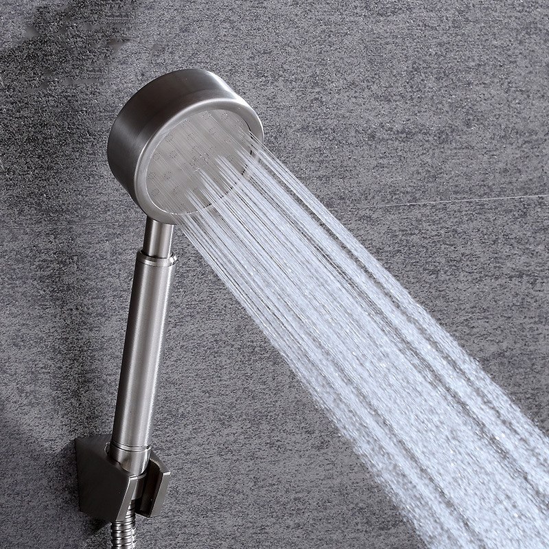 304不锈钢增压300孔大出水可拆洗家用卫生间洗澡手持淋浴花洒喷头