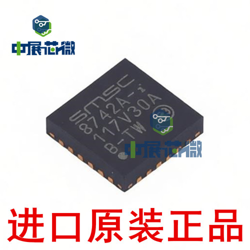 进口原装 LAN8742AI-CZ-TR LAN8742A QFN-24 以太网收发器芯片