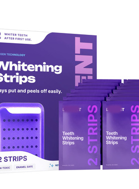 dr dent purple teeth whitening 牙贴 呵护牙釉质层牙贴