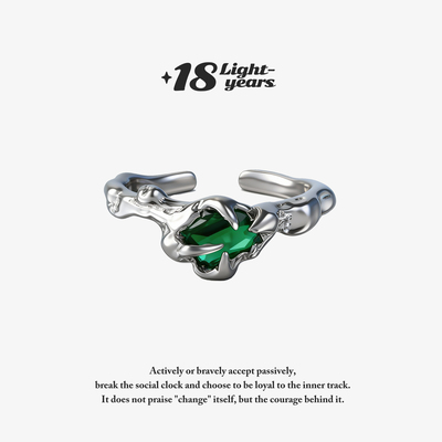 18光年韩版戒指女设计感小众