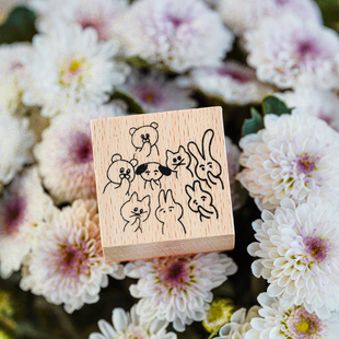 |Yuusei| 原创可爱手账素材 苏打水 榉木手帐印章