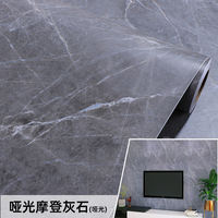 Stone-patterned sticker wallpaper, self-adhesive wallpaper background, grey simulation three-dimensional wall stickers, waterproof marble countertop, rock plate stickers thumbnail 8